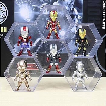 アイアンマン マーク 6 & アイアンパトリオット フィギュアセット Amazon.co.jp: 6体セットモデル（アイアンパトリオット/MK2/22